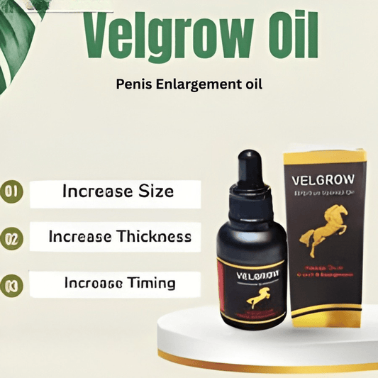 Velgrow Essential Oil for Men – Natural Performance & Stamina Booster (100% Pure Formula)