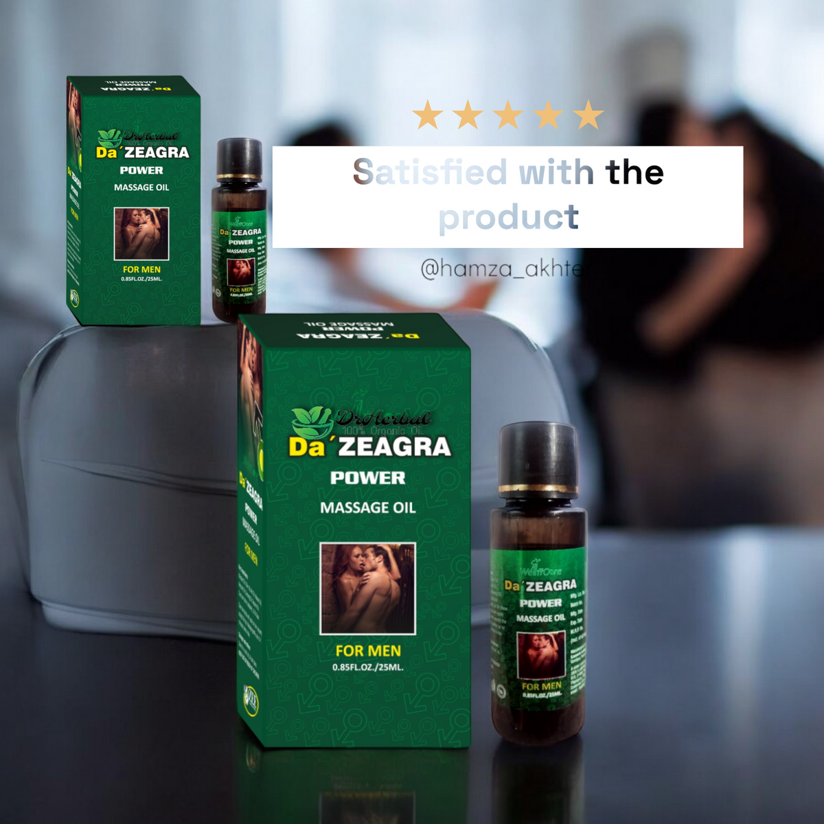 Da Zeagra Power Massage Oil