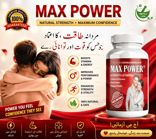 Max Power Capsules for Men – Stamina, Timing & Performance Support Formula