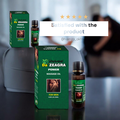 Da Zeagra Power Massage Oil